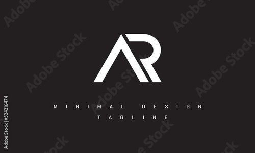 AR or RA Minimal Logo Design