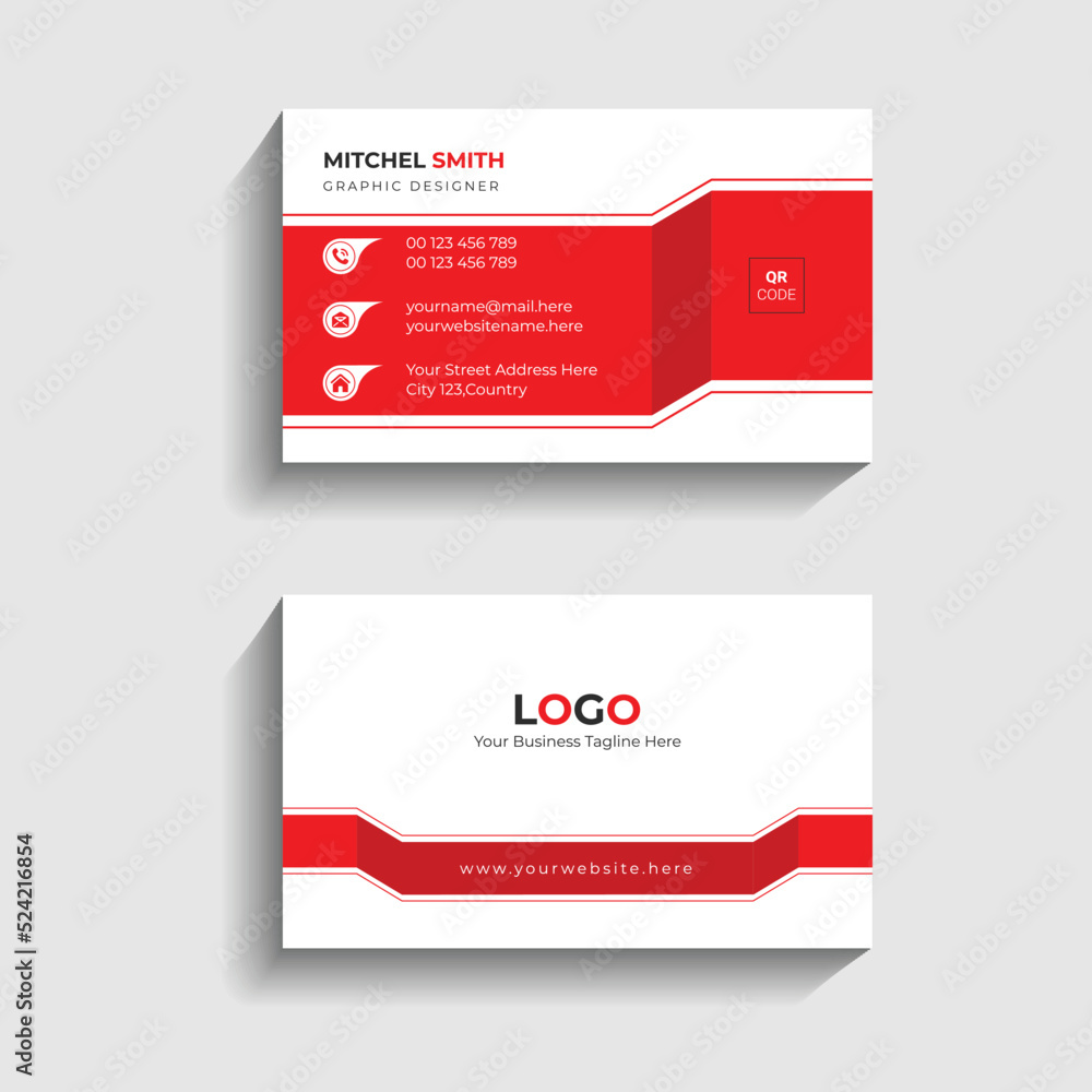 Simple Professional Modern And Creative Business Card Design Template For Business Company Agency Corporate Simple Professional Modern And Creative Business Card Design Template For Business Company Agency Corporate