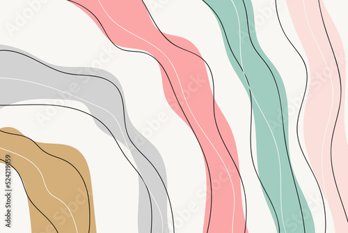 Abstract background colorful pastel color. Liquid style. Minimalist artwork poster. design for web banner, wallpaper, fabric print