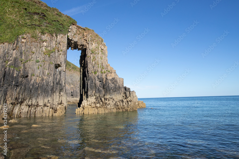 rock in the sea