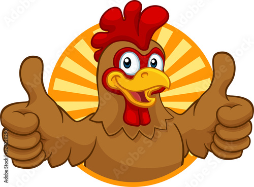 Chicken Cartoon Rooster Coc...