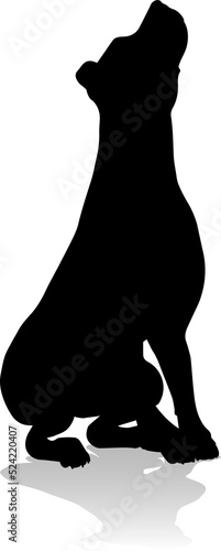 Dog Silhouette Pet Animal