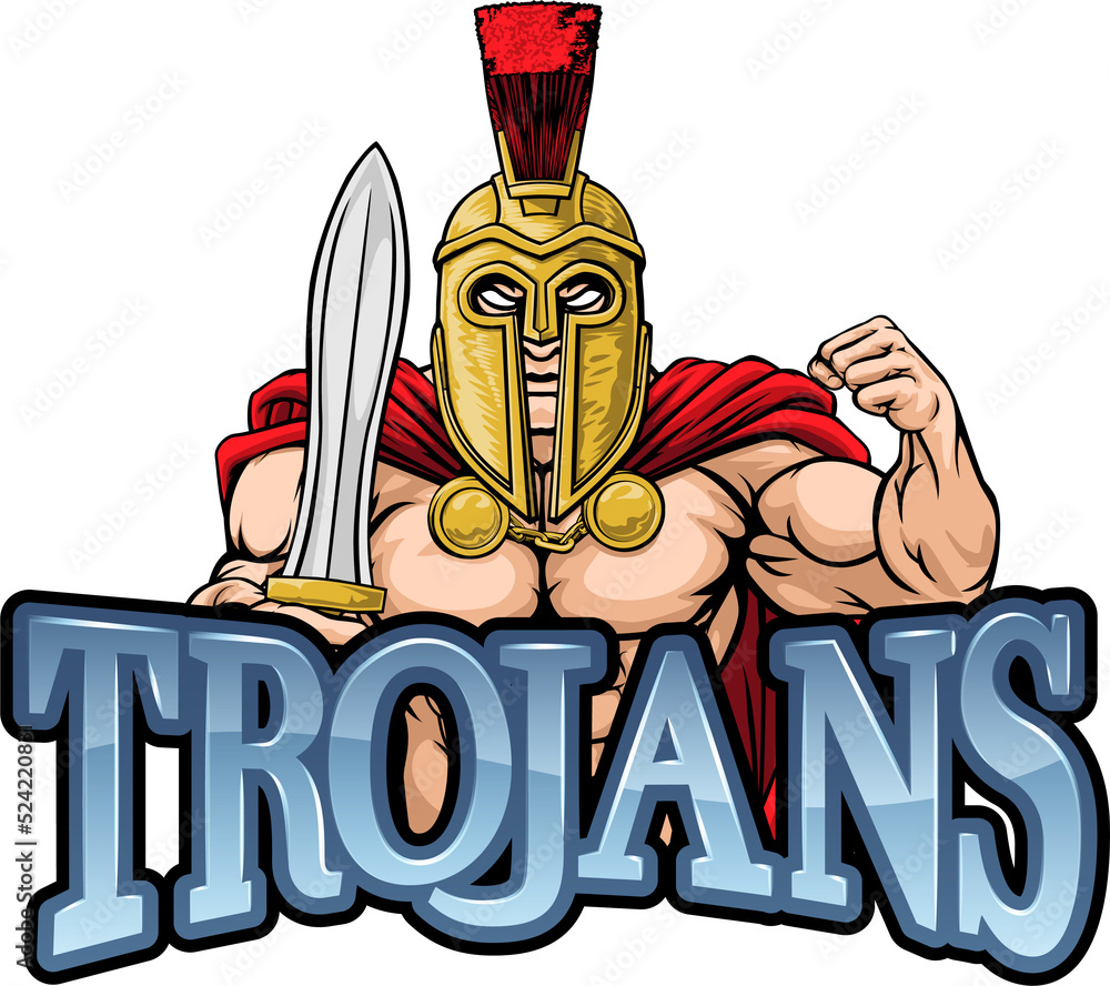Trojan Spartan Sports Mascot Trojan Spartan Sports Mascot