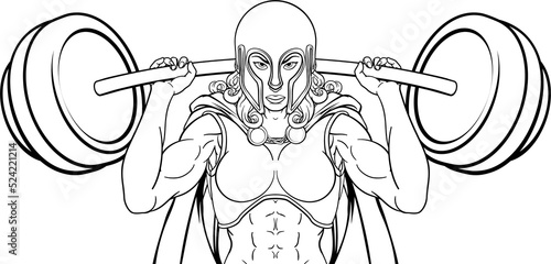 Warrior Woman Weightlifter ...