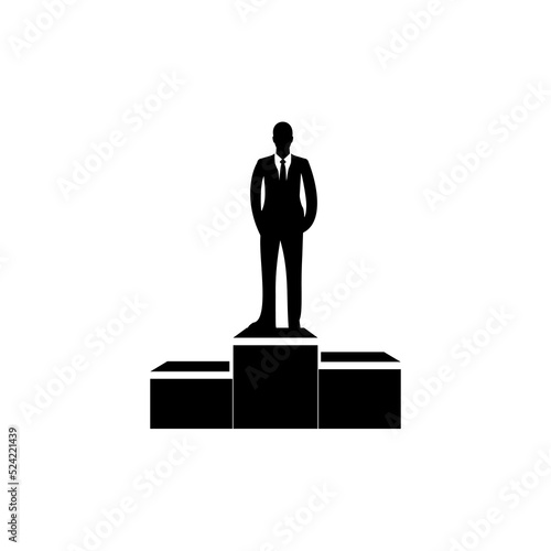 Investor business winner icon