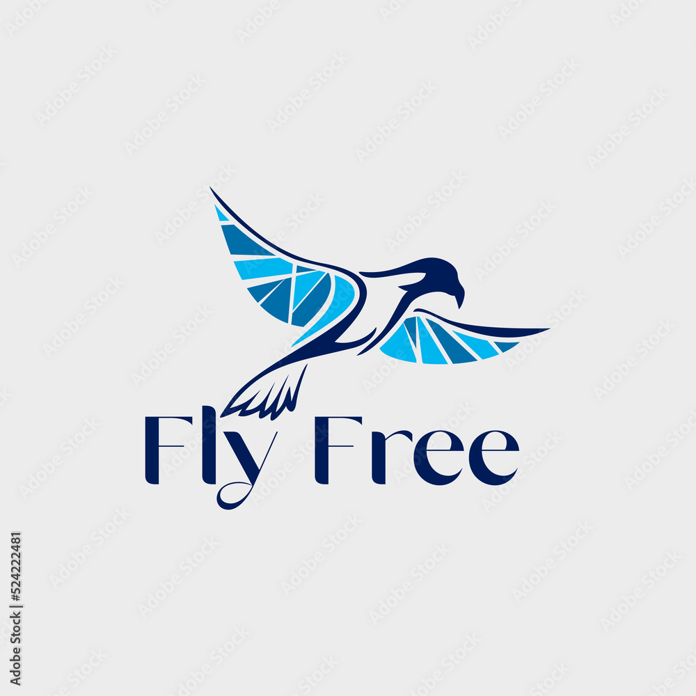 Bird logo design vector illustration Bird logo design vector illustration