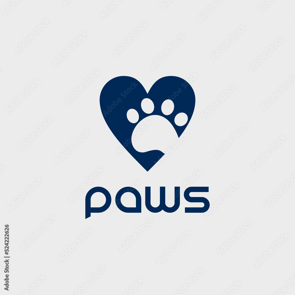 vector design paws illustration vector design paws illustration