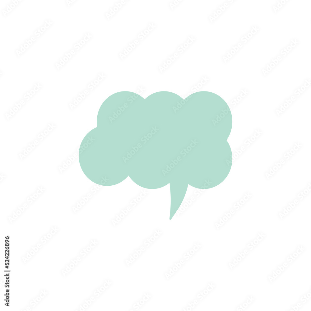 Bubble chat blobs icon design illustration Bubble chat blobs icon design illustration