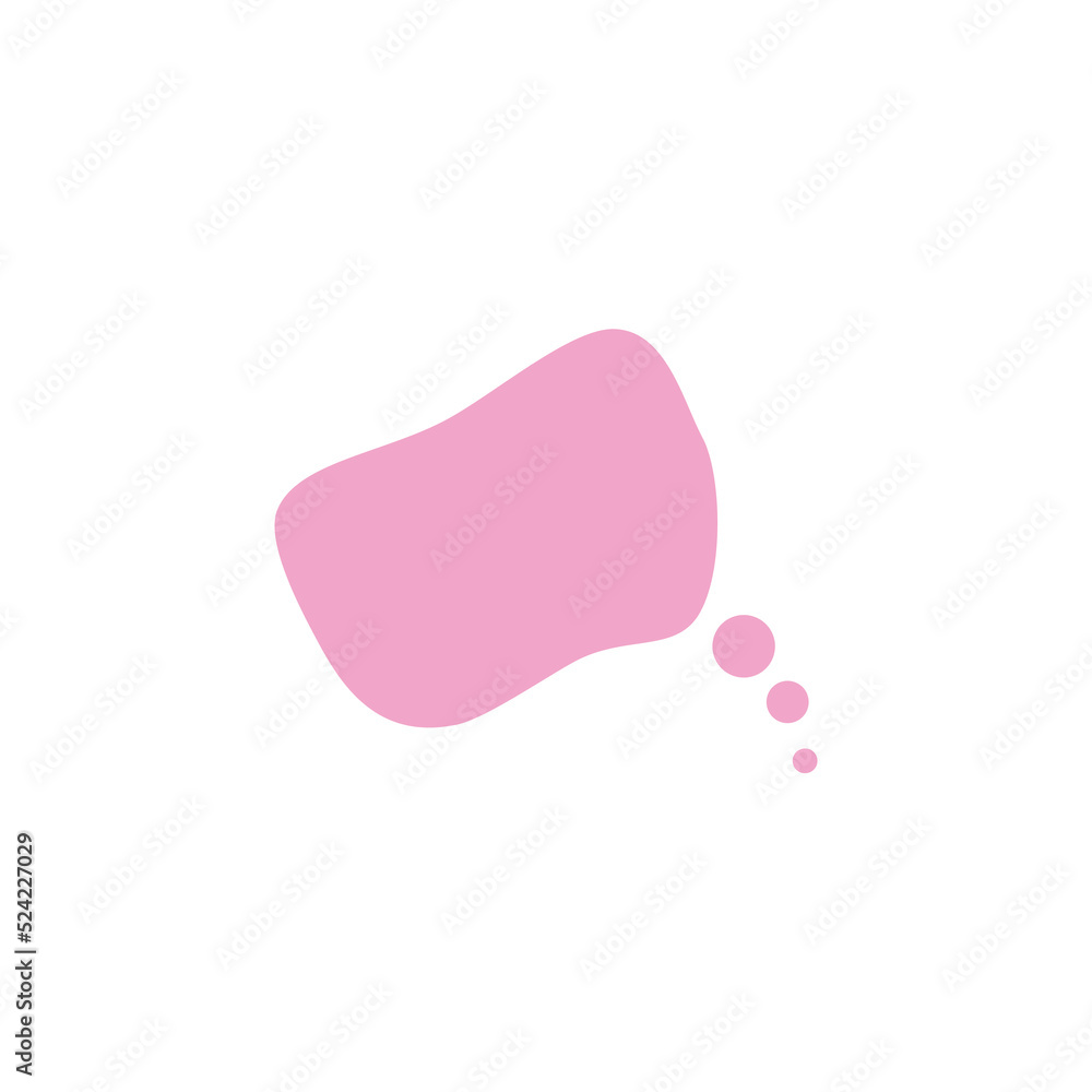 Bubble chat blobs icon design illustration Bubble chat blobs icon design illustration
