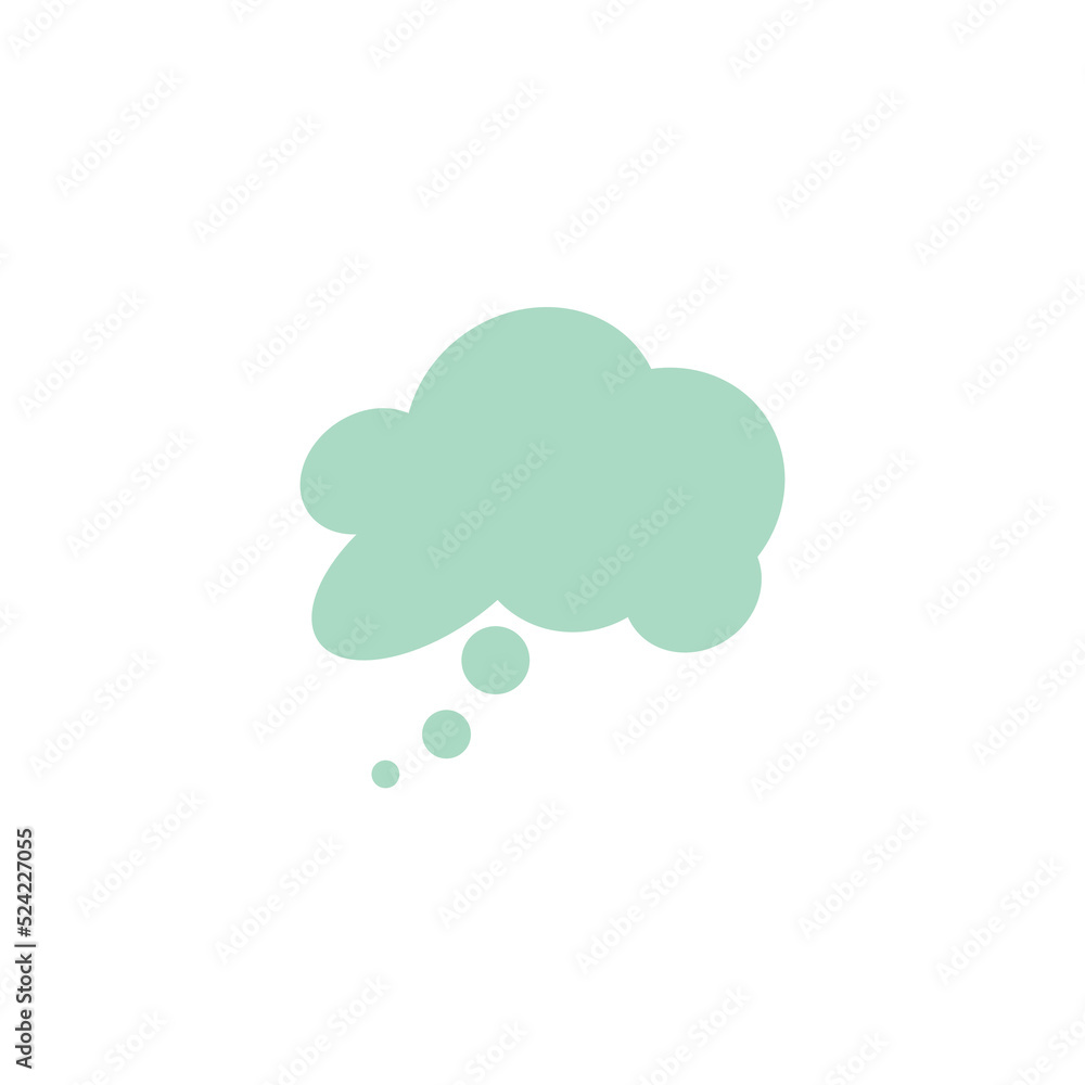 Bubble chat blobs icon design illustration Bubble chat blobs icon design illustration