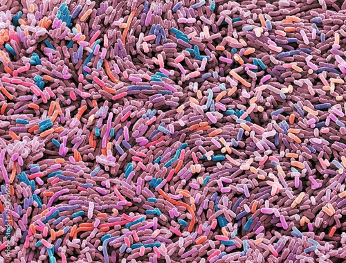 Ecoli bacteria, SEM