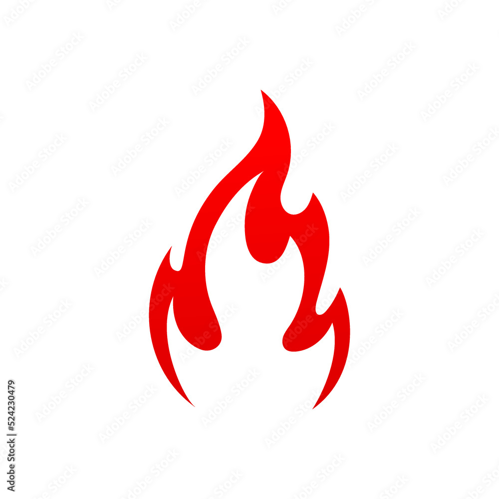 Fire, bonfire isolated vector icon, red flame, burning blaze symbol. shining campfire with long tongues. Cartoon ignition decorative element for design Fire, bonfire isolated vector icon, red flame, burning blaze symbol. shining campfire with long tongues. Cartoon ignition decorative element for design