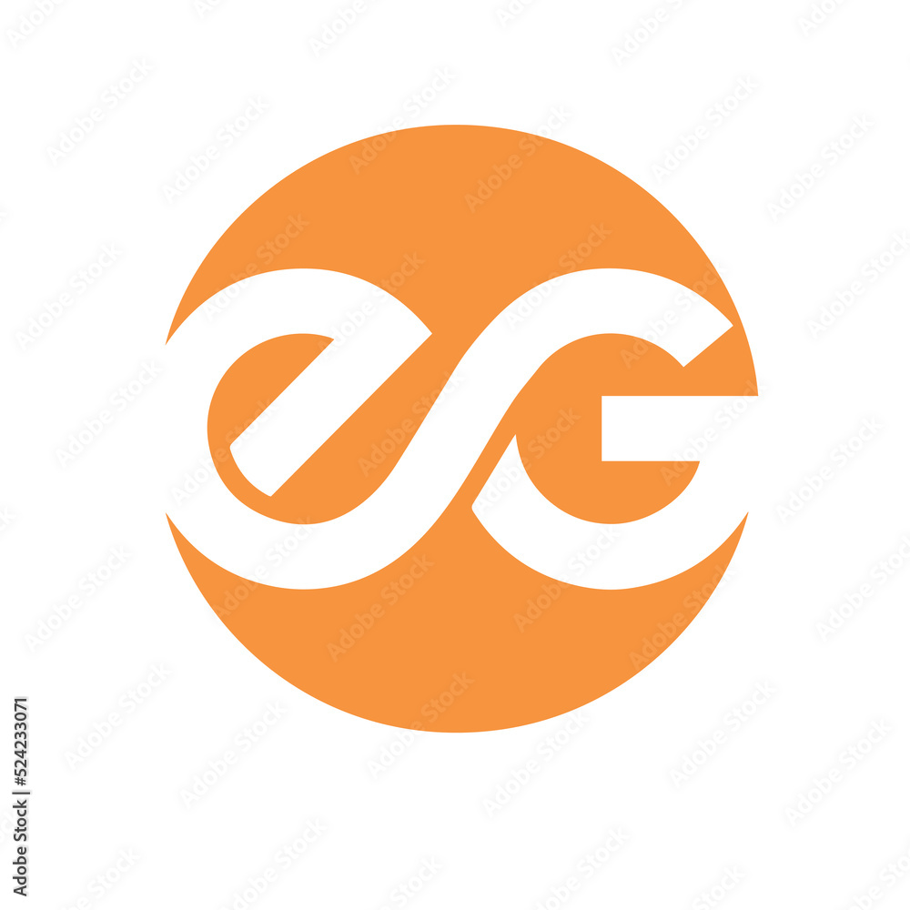 Logo Design Consisting of Letters E and G Logo Design Consisting of Letters E and G