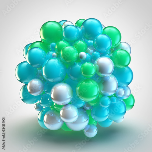 abstract background with bubbles