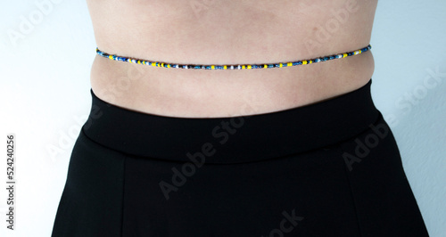 Photos African Waist Beads - For Weight loss tracking-Traditional African waist beads-