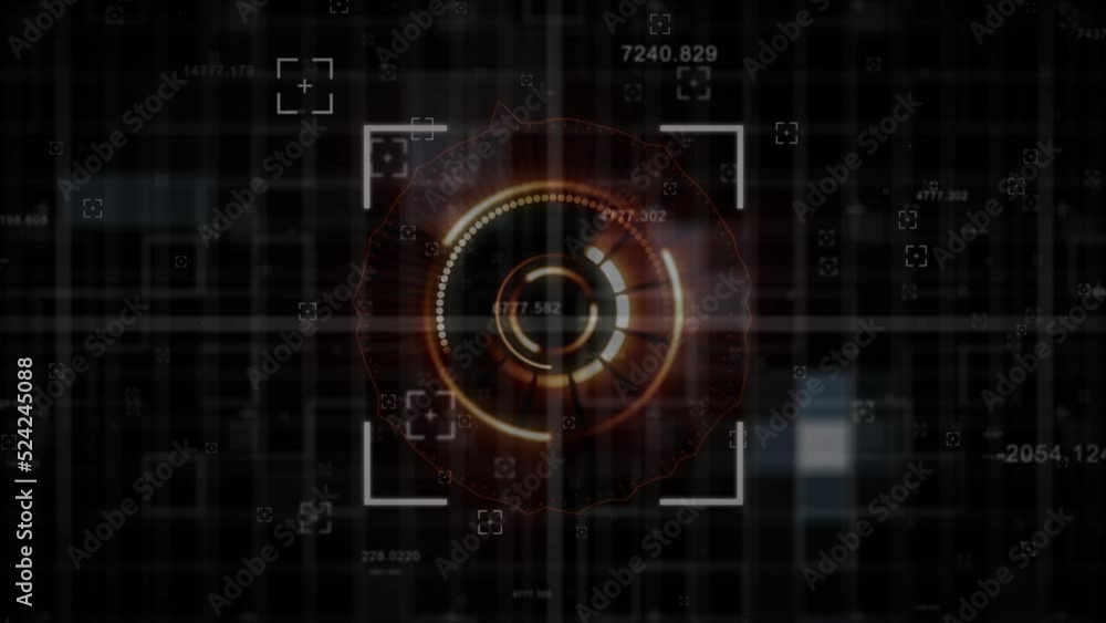 Animation of scope scanning and shapes on black background Animation of scope scanning and shapes on black background