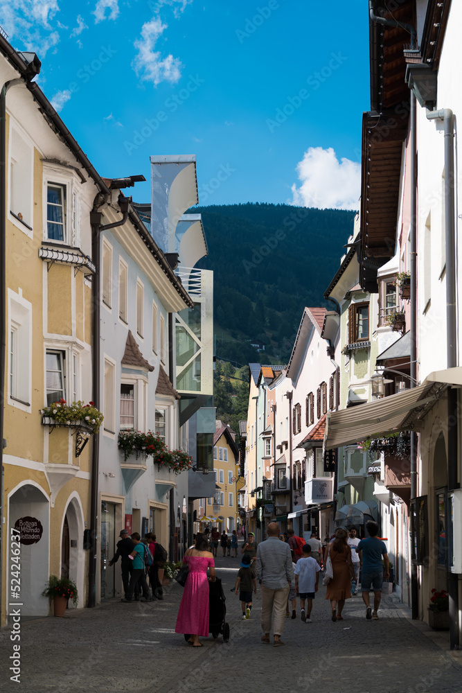 Street in the Old Town of Sterzing/Vipiteno