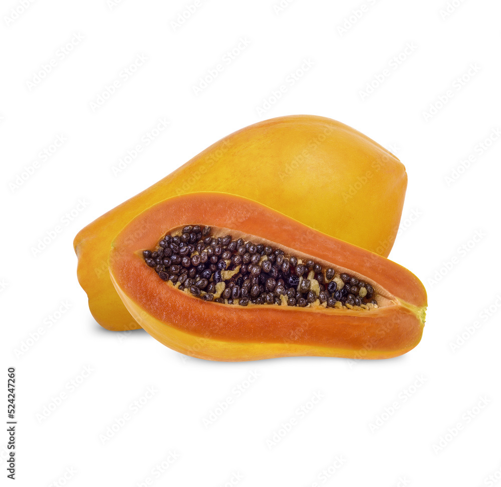 Papaya isolated on transparent background (.PNG) Papaya isolated on transparent background (.PNG)