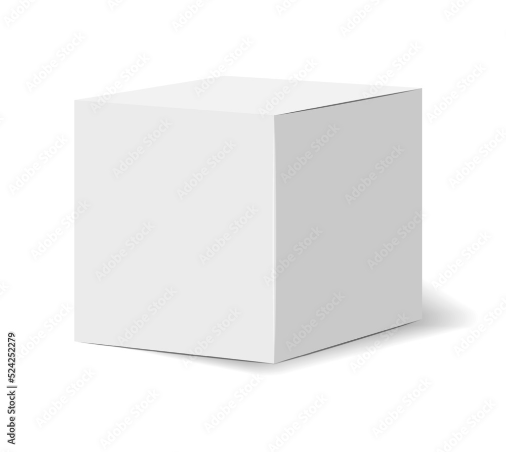 Isolated box packaging, realistic isolated white background, vector illustration, cosmetics box vector, boxes package Isolated box packaging, realistic isolated white background, vector illustration, cosmetics box vector, boxes package