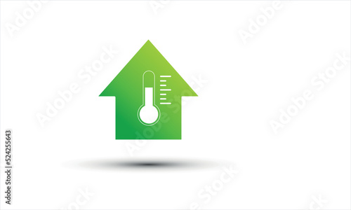 casa, climatizzazione, termometro, temperatura