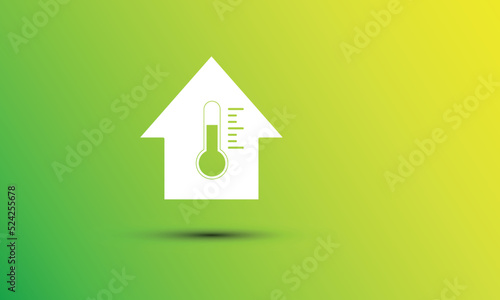casa, climatizzazione, termometro, temperatura
