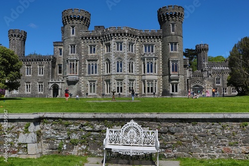 Scenic view of Johnstown Castle, located in County Wexford, Ireland, in daylight photo