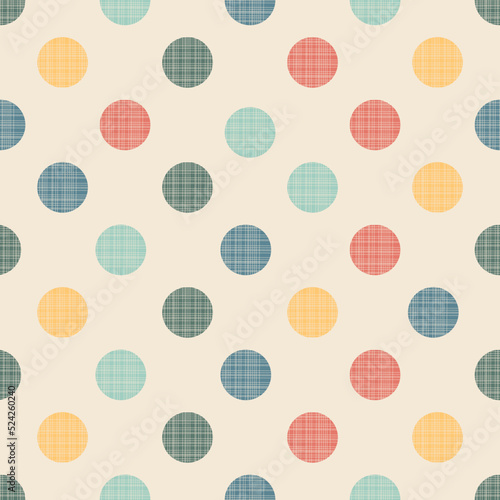 Hearts vector abstract seamless pattern