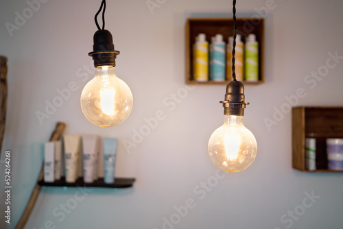 Fotografi Luminaire 3 ampoules à filament