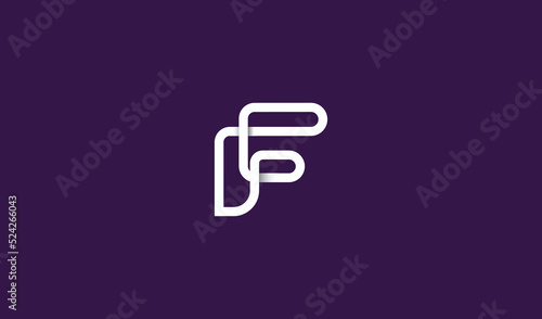 Initial Letter F Logo Design. Usable for Business and Company Branding Logos.
