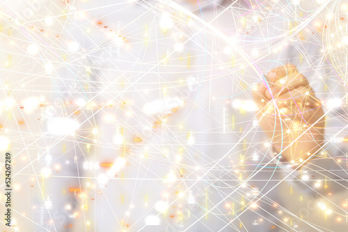 Neural network 3D illustrat...