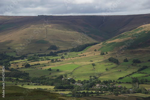 Edale village in the Hope Valley 