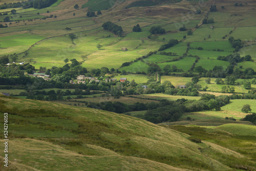 Valley in the Derbyshire Peaks