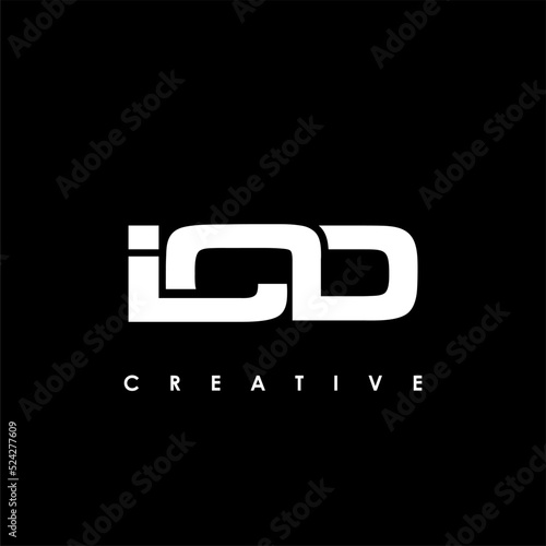 ICD Letter Initial Logo Design Template Vector Illustration photo
