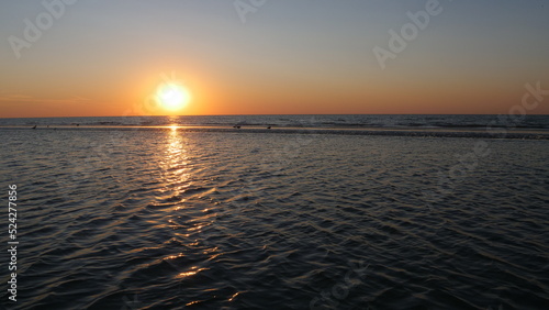Sunset at the Beach  De Panne
