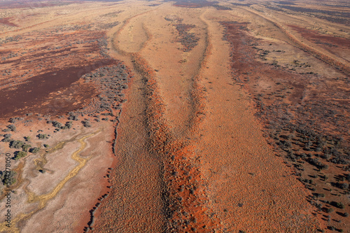 Desert sand dunes in Australia.