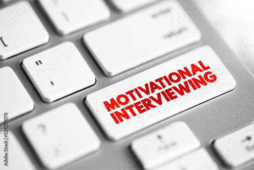 Bilde på lerret Motivational interviewing - client-centered counseling style for eliciting behav