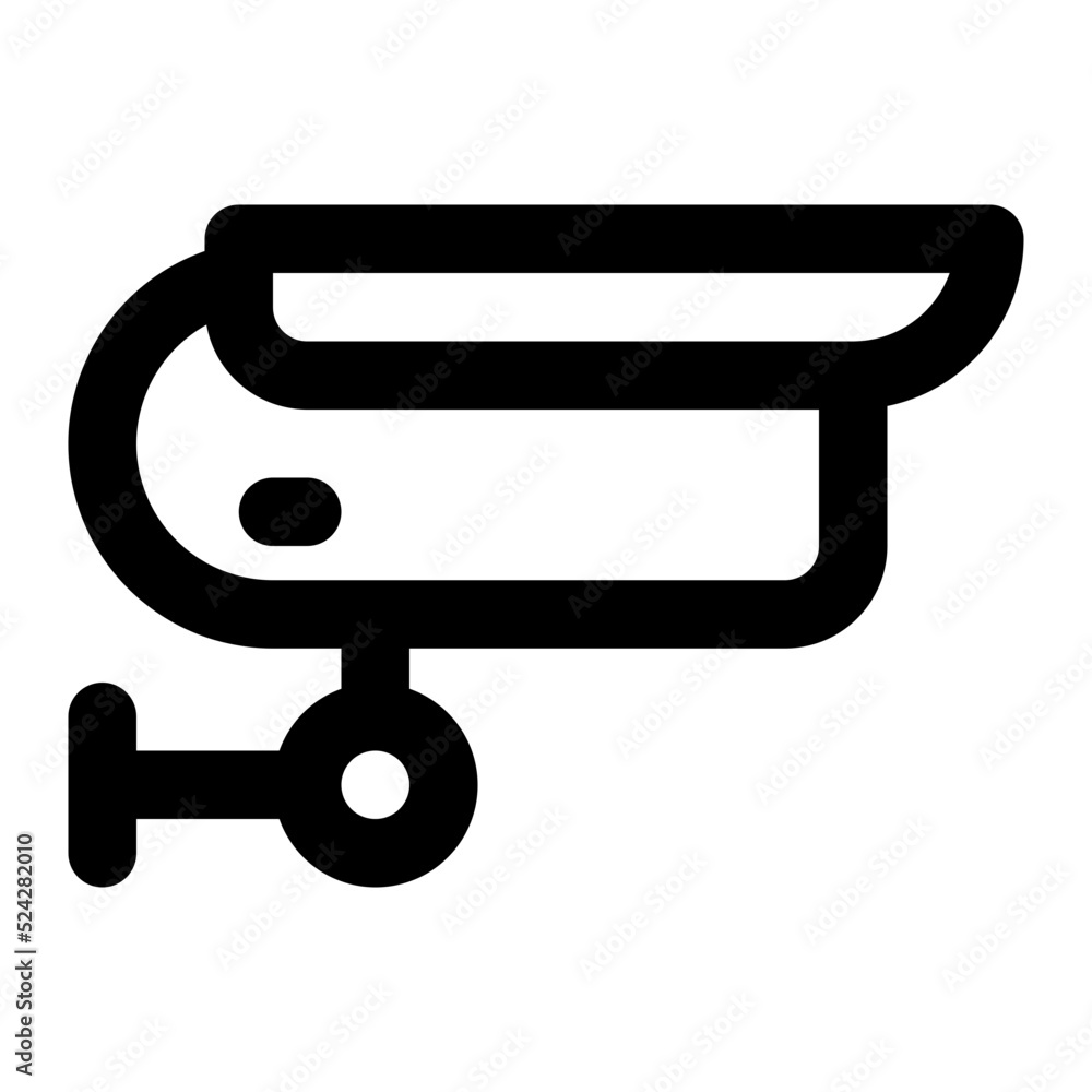Cctv Camera Icon Illustration Cctv Camera Icon Illustration