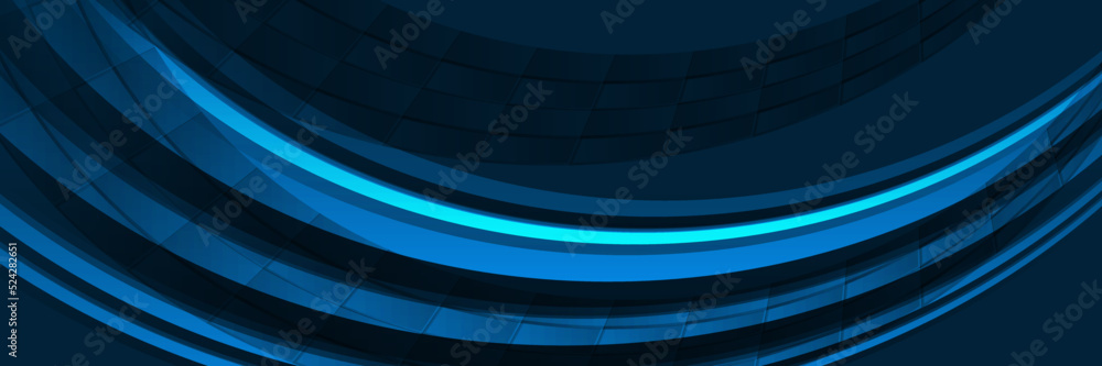 Obraz premium Abstract dark blue background vector