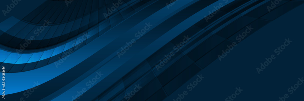 Obraz premium Abstract dark blue background vector