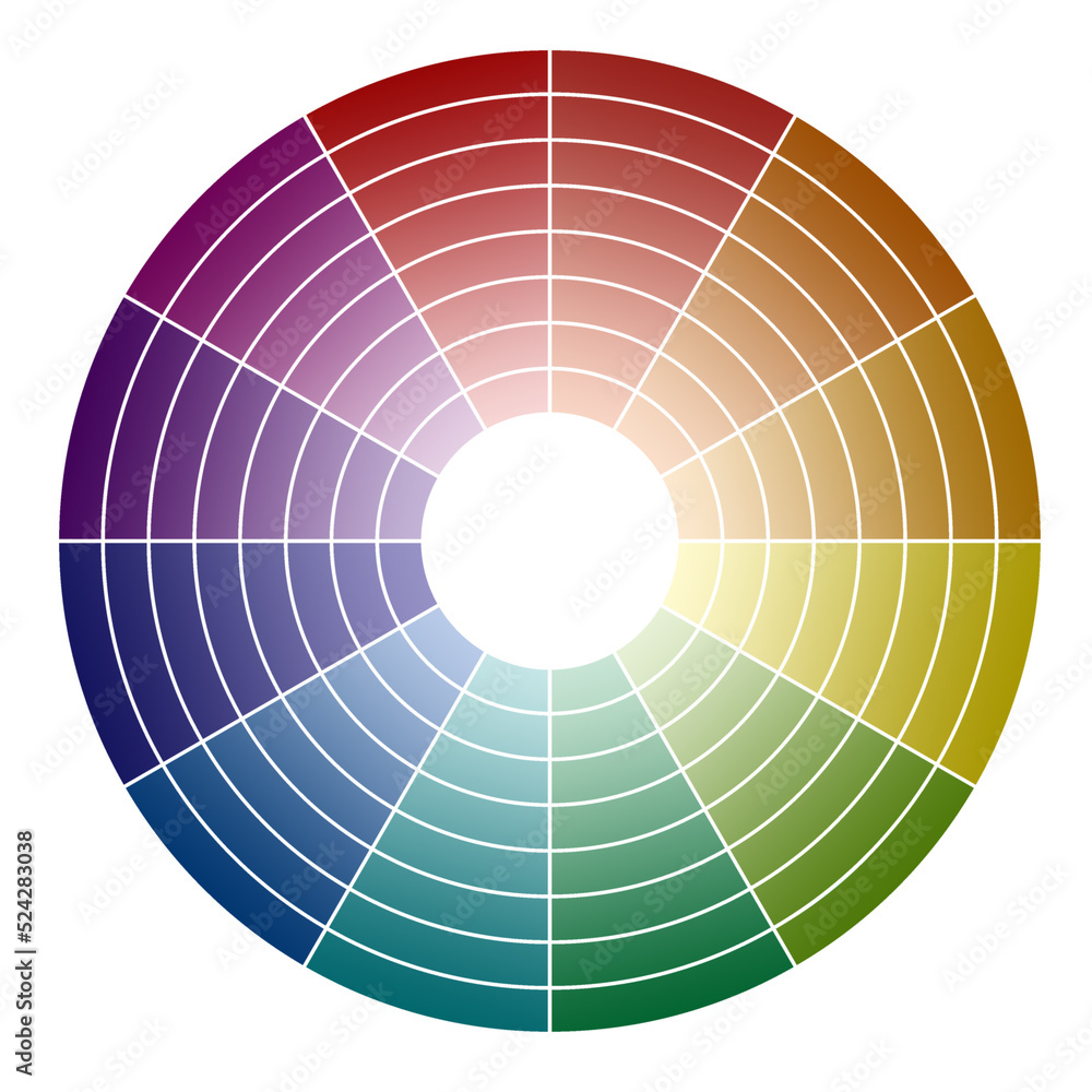Obraz premium color palette guide