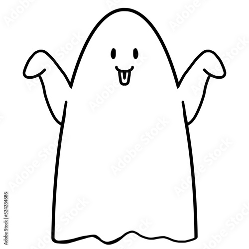 Boo sheet, white sheet ghost outline