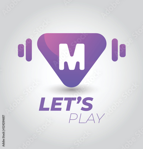 lets play music logo design