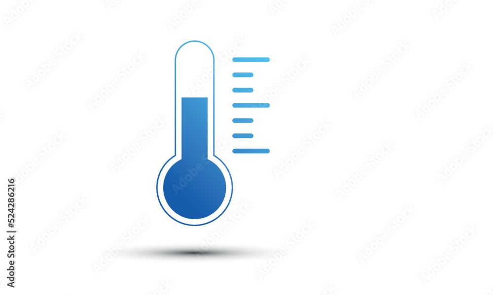 icona, termometro, temperatura, climatizzazione - obrazy, fototapety, plakaty 