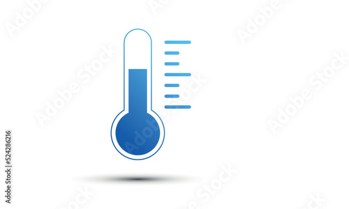 icona, termometro, temperatura, climatizzazione