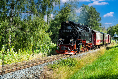 Dampfzug auf der Harzquerbahn