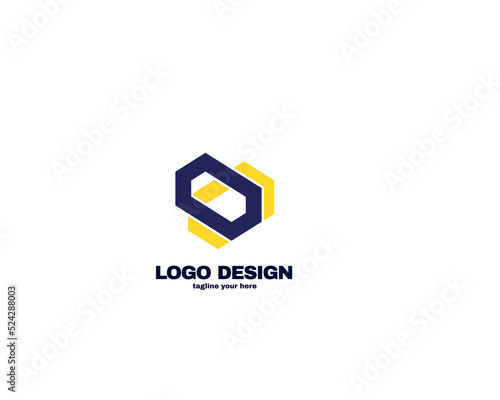 modern and simple design concept logo with simple and gradient color template logo for company vector file eps 10