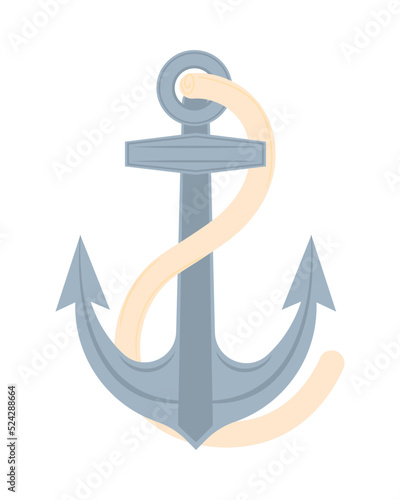 anchor with rope