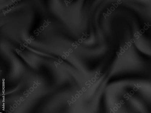 Black wrinkled fabric. Vector illustration. Design element. eps 10