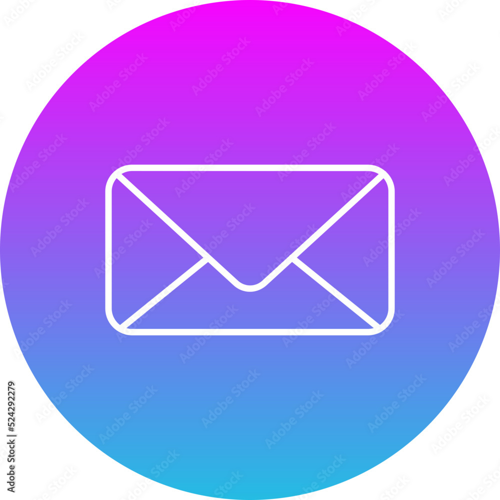 Message Gradient Circle Line Inverted Icon Message Gradient Circle Line Inverted Icon