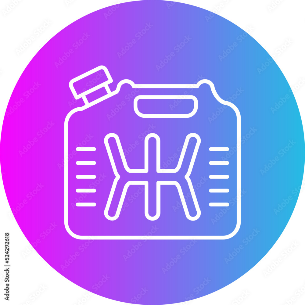 Fuel Gradient Circle Line Inverted Icon Fuel Gradient Circle Line Inverted Icon